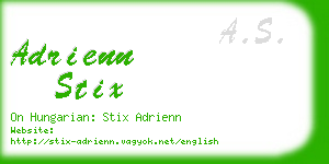 adrienn stix business card